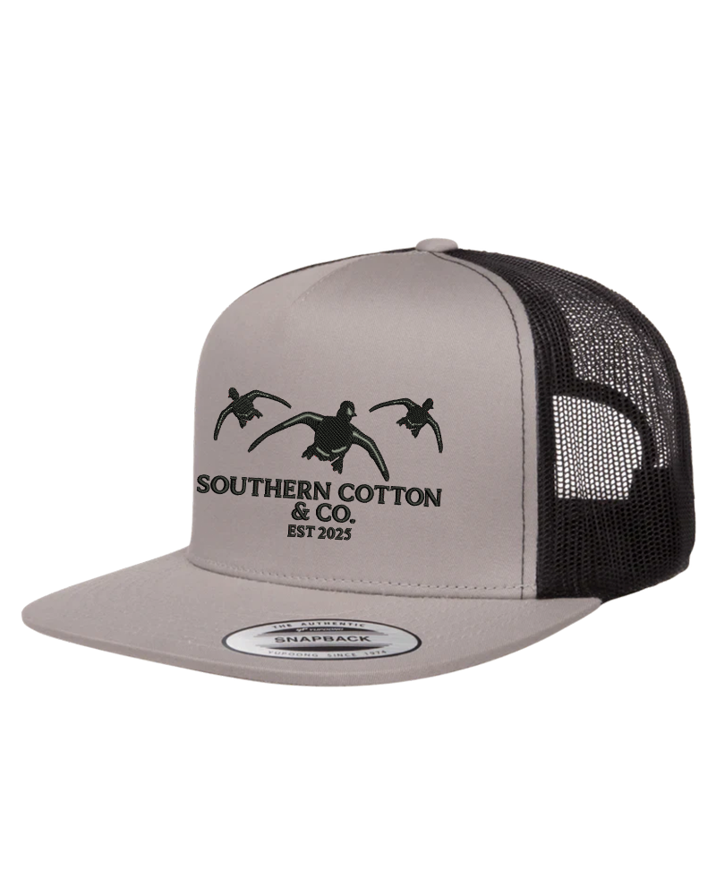 Silver/Black Trucker Hat